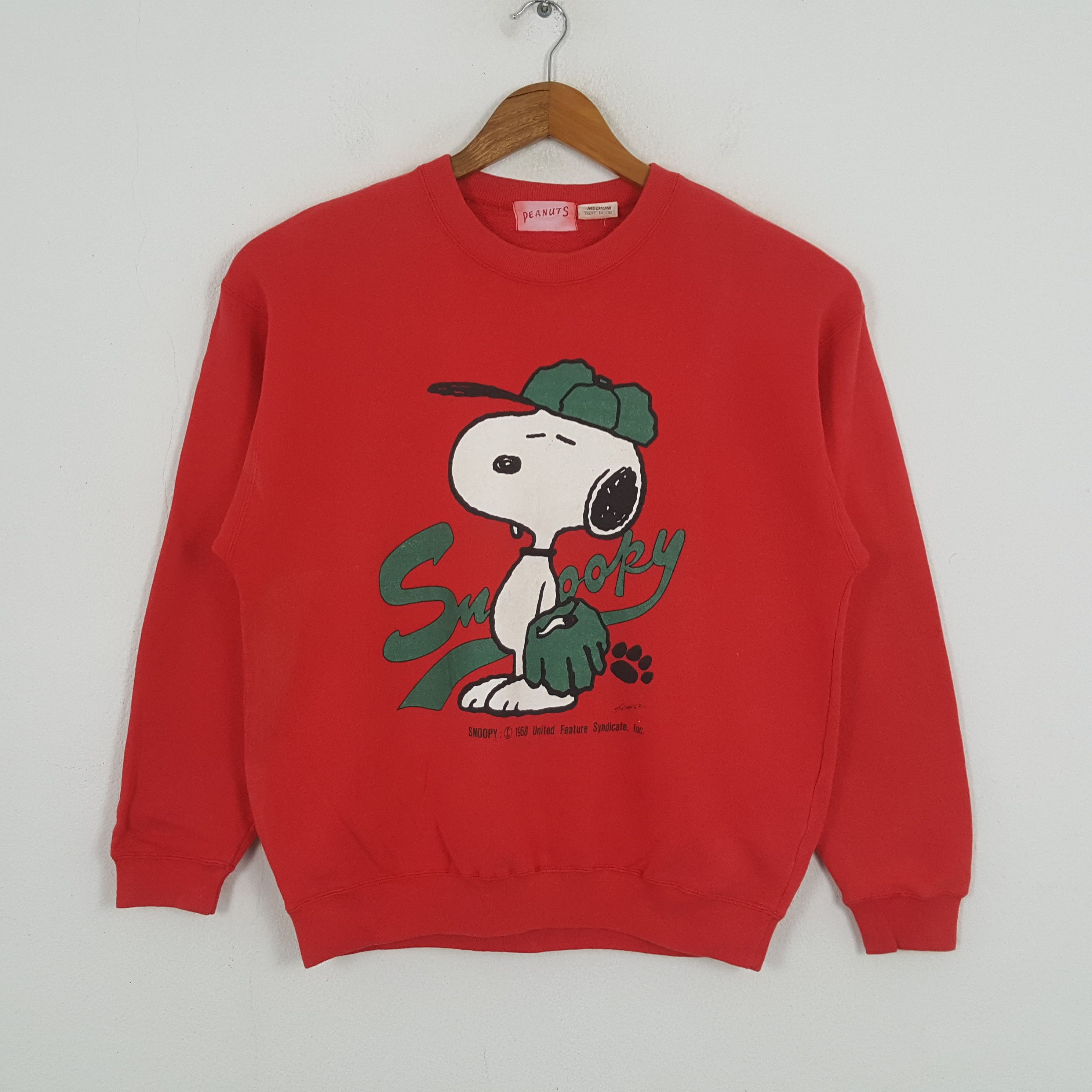 Peanuts × Vintage Vintage SNOOPY PEANUTS American Cartoon Sweatshirt Size US M / EU 48-50 / 2 - 1 Thumbnail