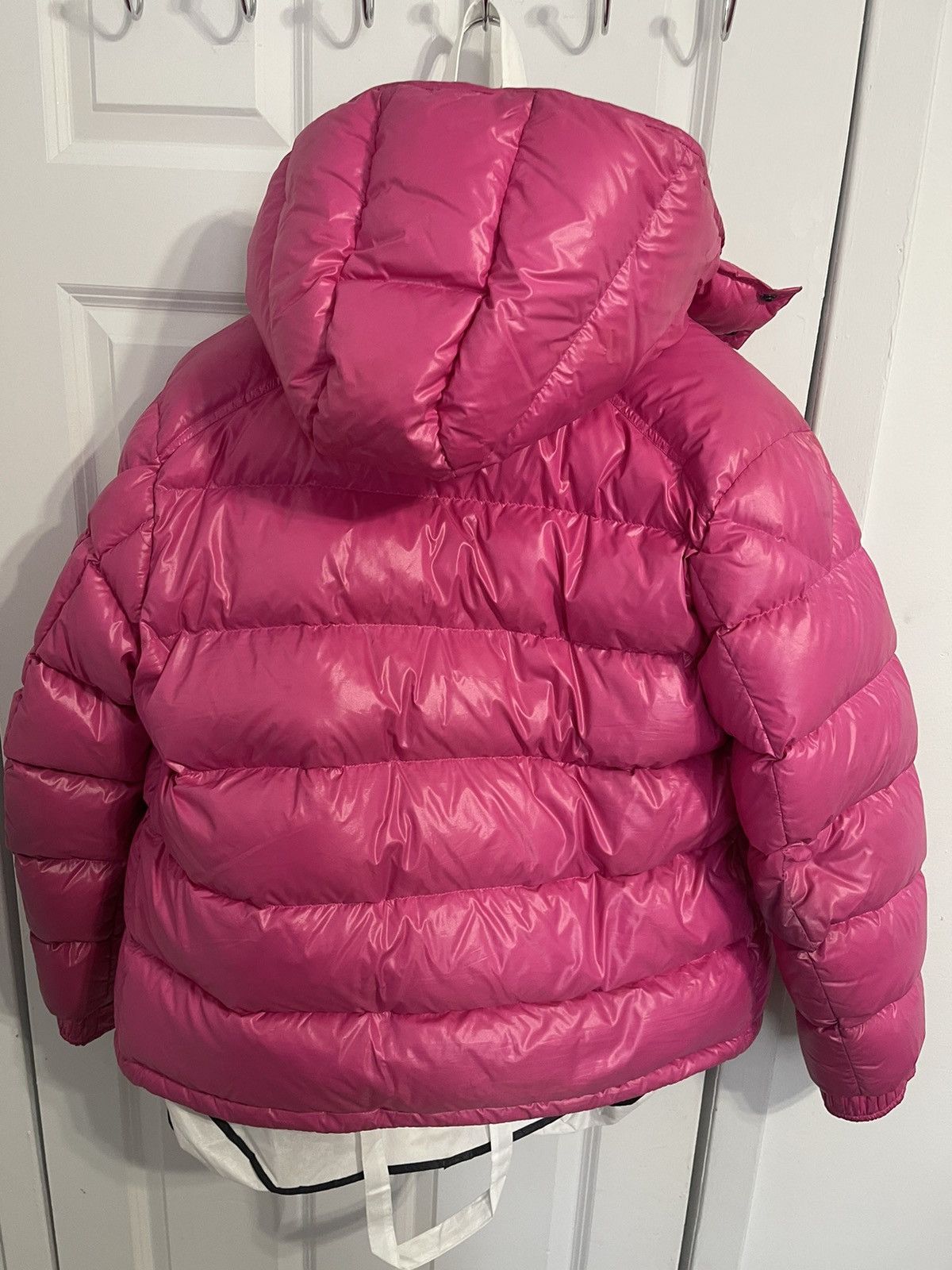 Moncler Moncler Pink Maya Bubble Jacket Size US L / EU 52-54 / 3 - 2 Thumbnail