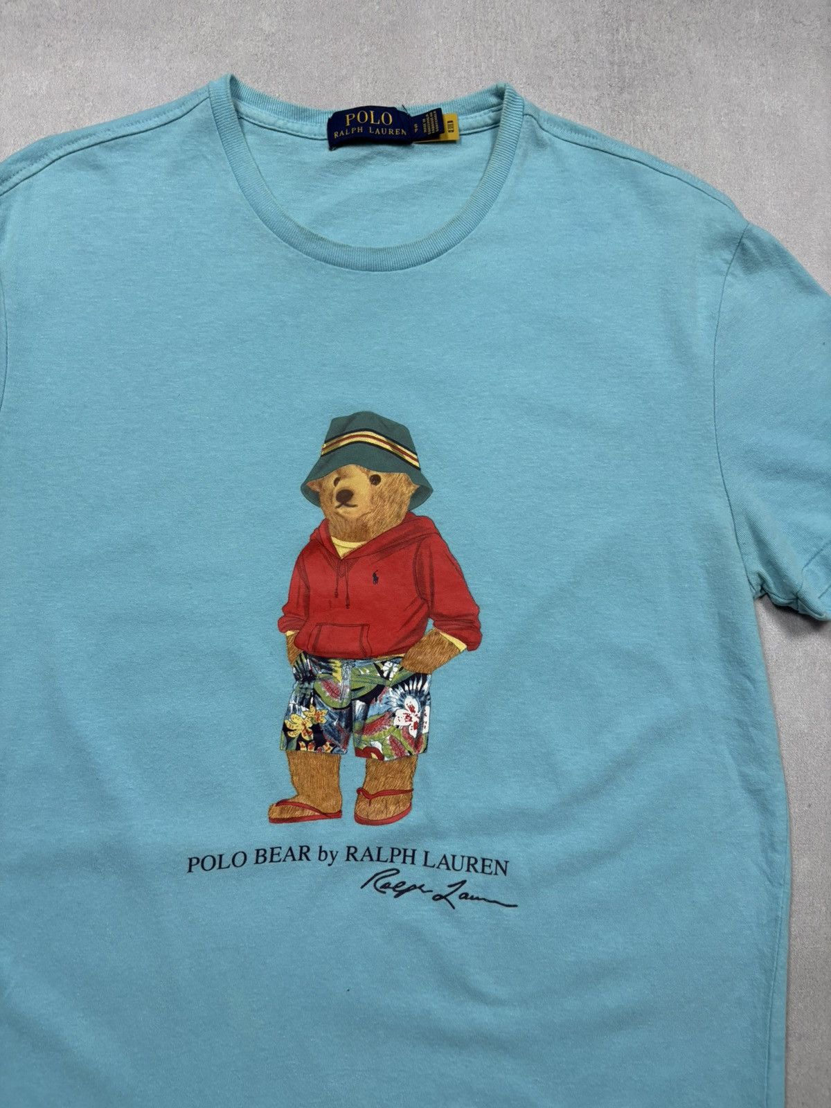 Polo Ralph Lauren Polo Ralph Lauren Beach Bear Graphic Tee Blue Size S Classic Size US S / EU 44-46 / 1 - 4 Thumbnail