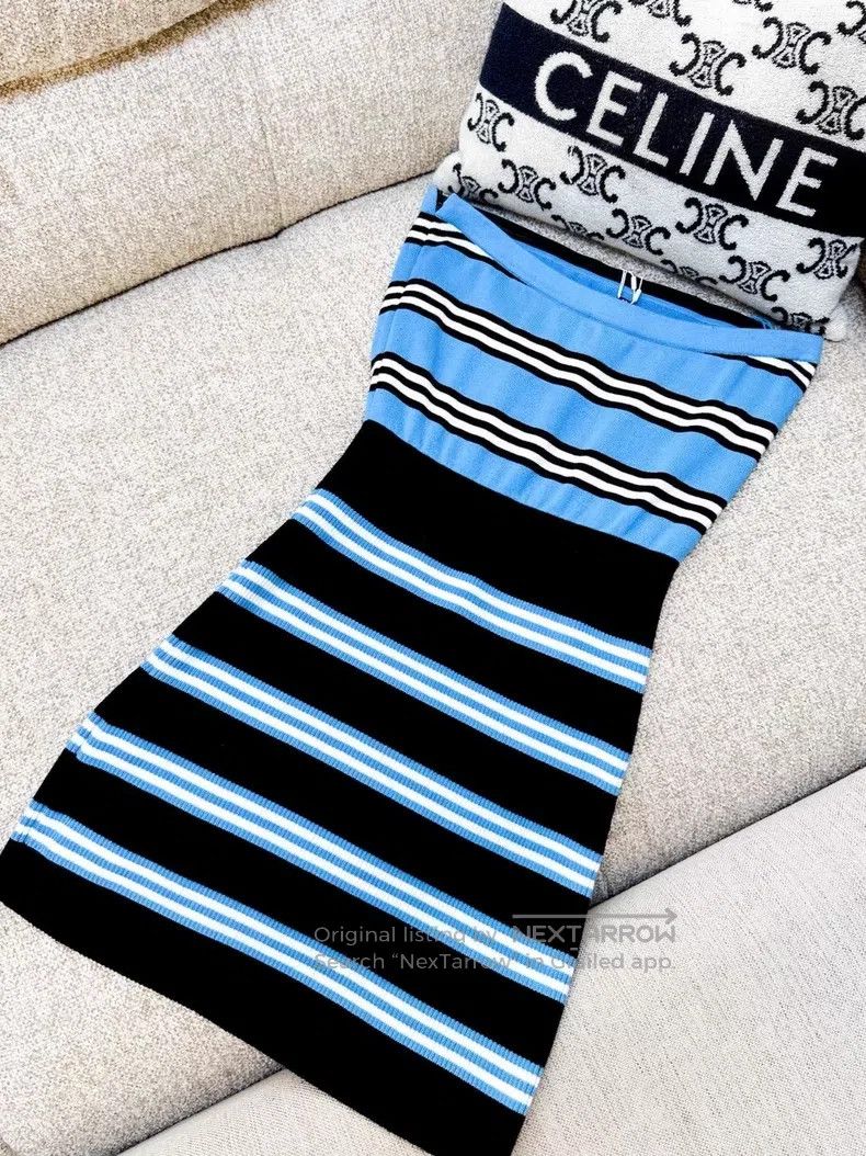 Chanel Chanel Black striped bra dress Size XS / US 0-2 / IT 36-38 - 3 Thumbnail