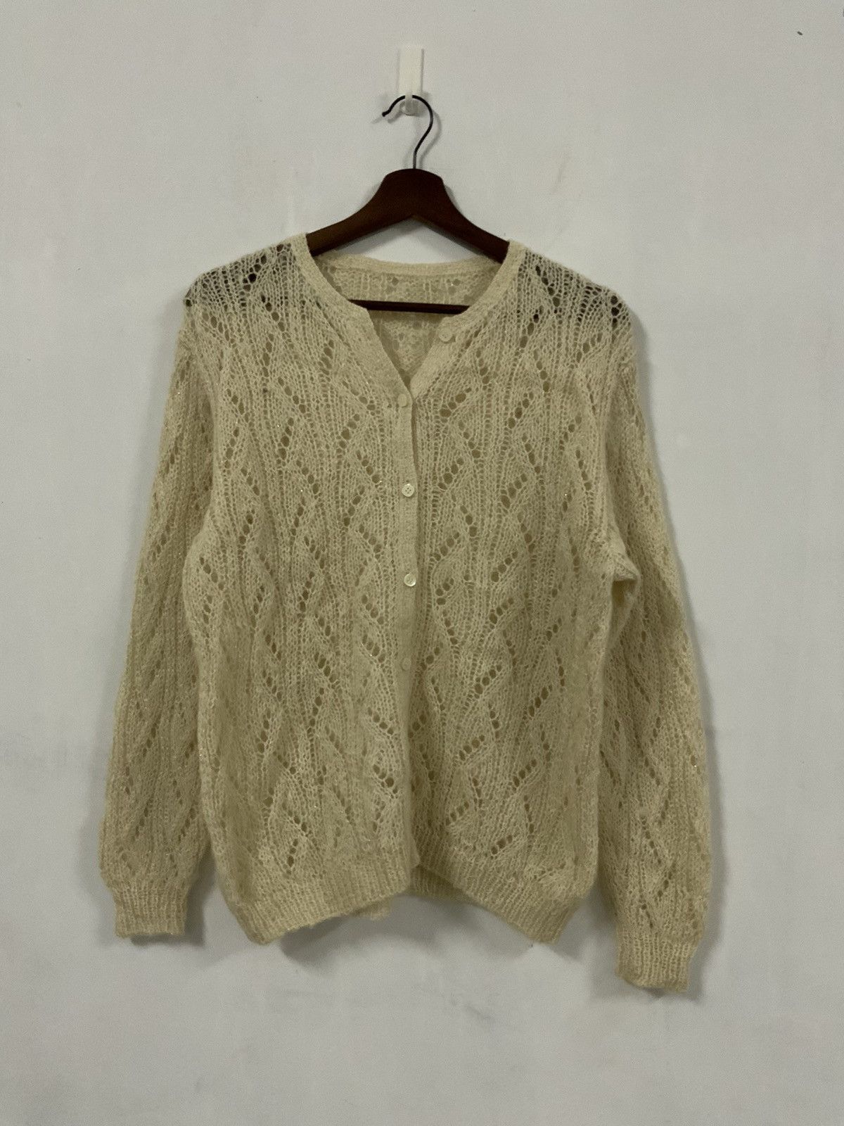 Homespun Knitwear Handknit Handmade Cross Stitch Knitwear Size US M / EU 48-50 / 2 - 1 Thumbnail
