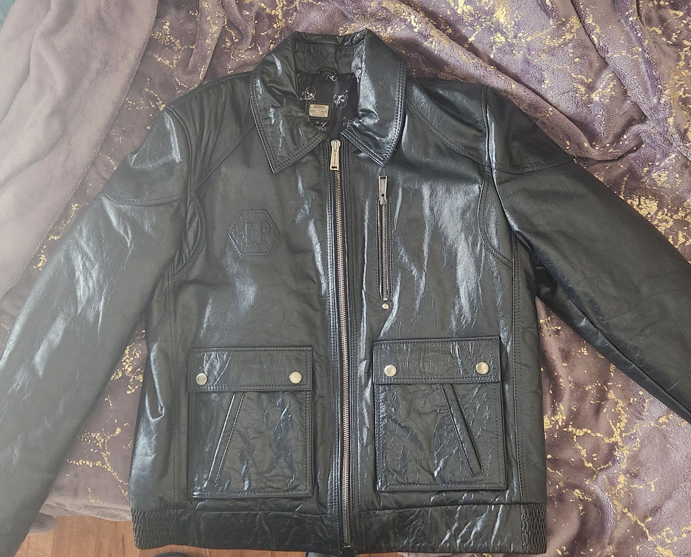 Philipp Plein Phillip Plein Leather Jacket Size US XL / EU 56 / 4 - 1 Thumbnail
