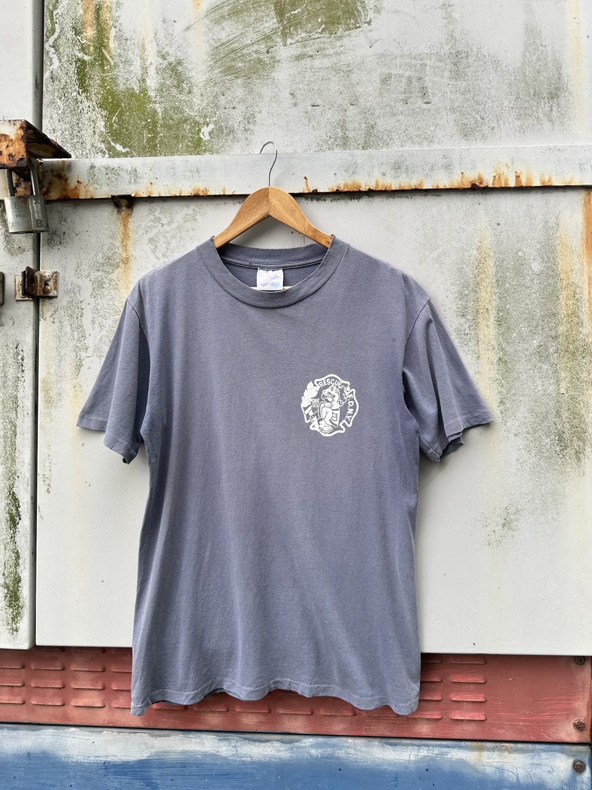 Vintage FDNY Sun Faded Thrashed Distressed ERD Grunge Size US M / EU 48-50 / 2 - 1 Thumbnail