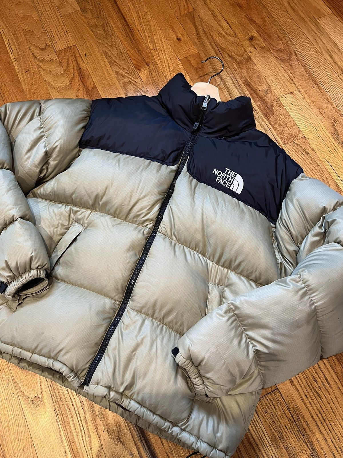 North face nuptse tumbleweed best sale