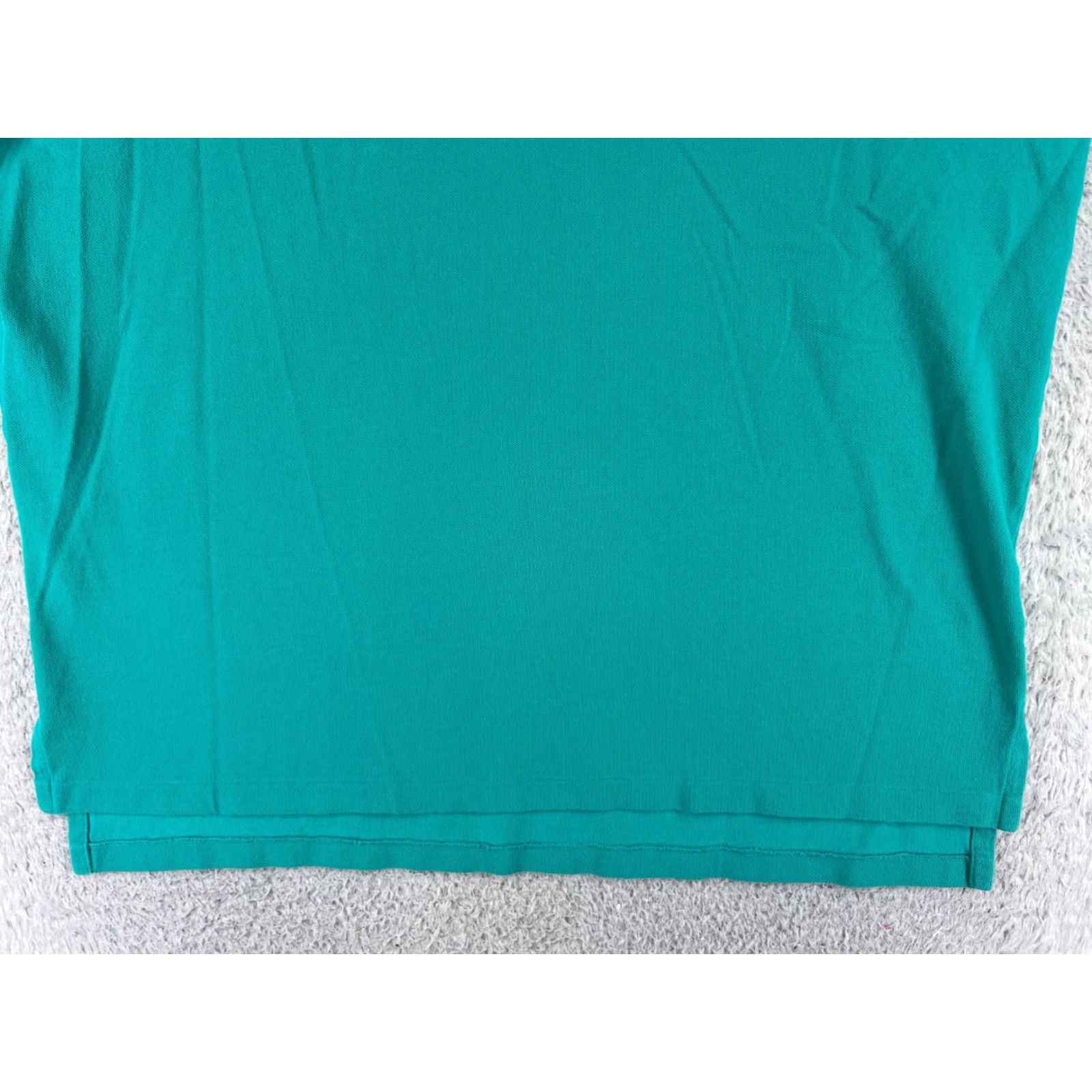 Ralph Lauren VINTAGE Ralph Lauren Polo Shirt Men XL Teal Green 100% Cotton Embroidered Logo Size US XL / EU 56 / 4 - 5 Thumbnail