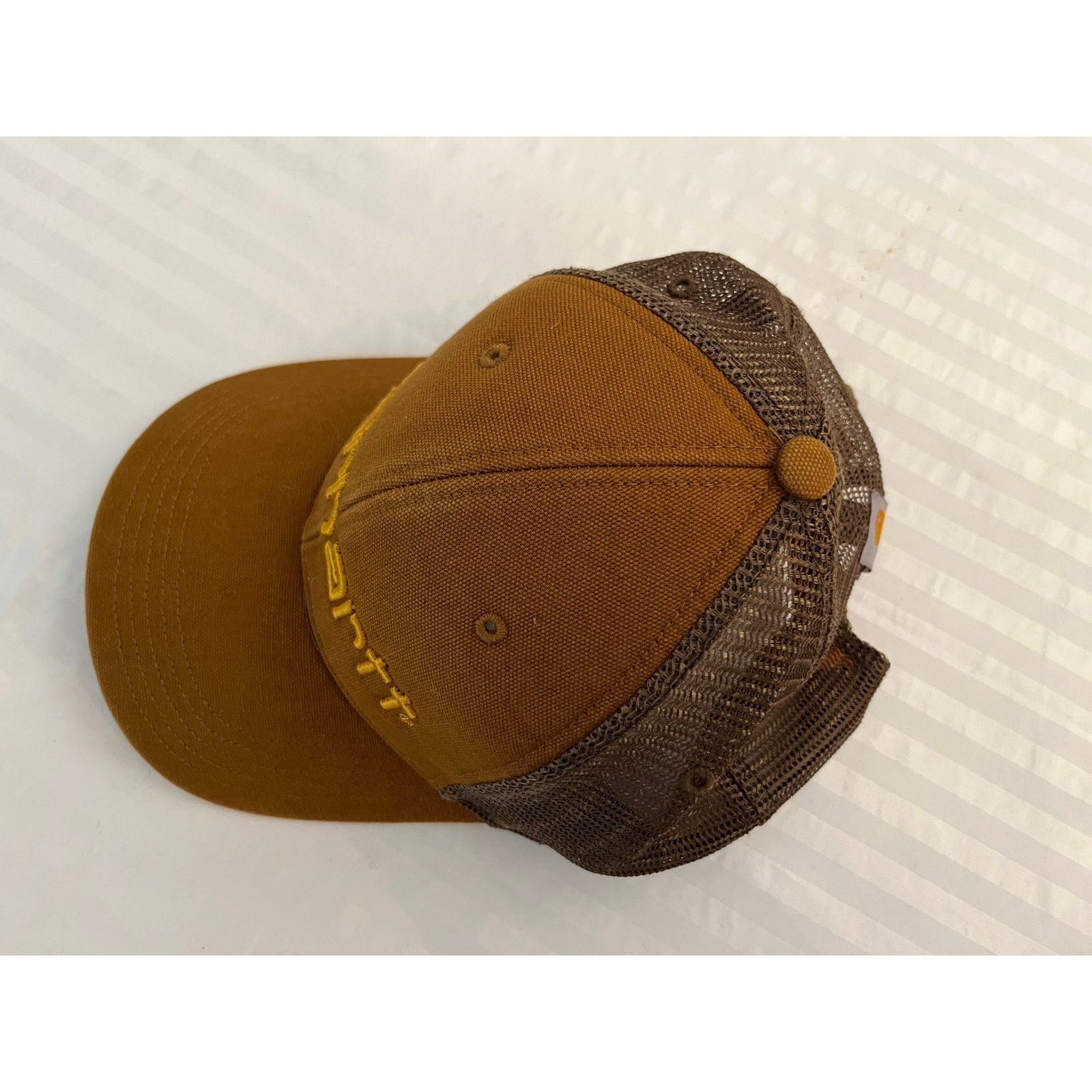 Carhartt Carhartt Buffalo Mesh Back Trucker Hat Brown 100286 Size ONE SIZE - 3 Thumbnail