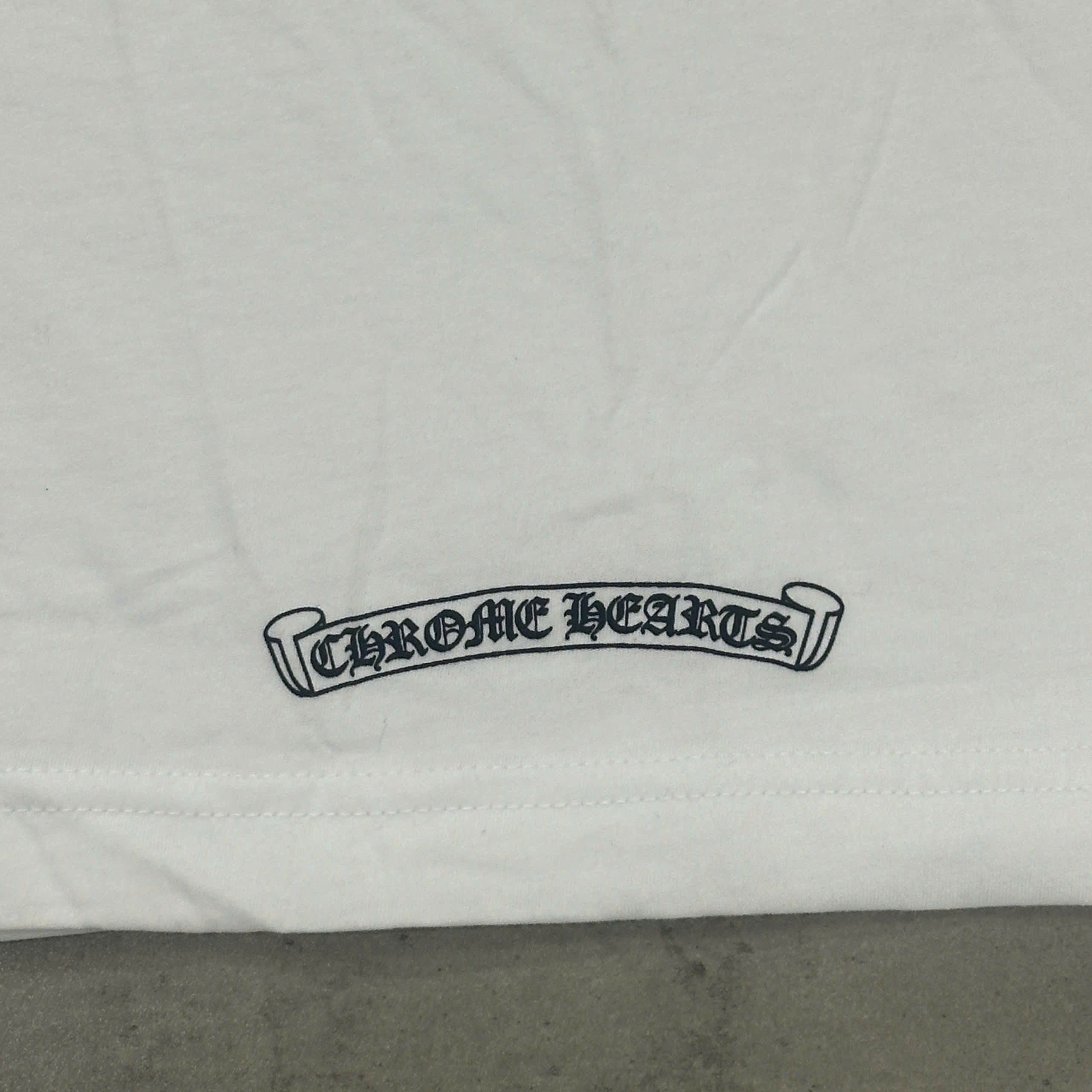 Chrome Hearts Chrome hearts short sleeve T-SHIRT WHITE Size US XL / EU 56 / 4 - 2 Thumbnail