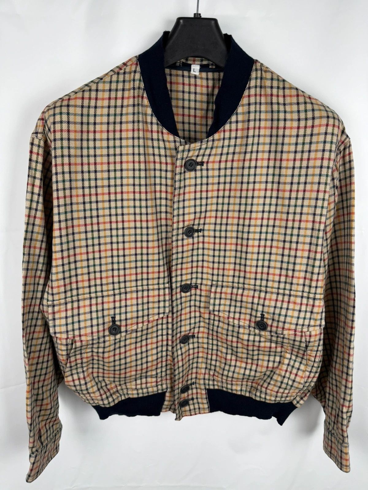 DAKS Daks London Vintage 80s Bomber Twill Cotton Men size L Size US L / EU 52-54 / 3 - 1 Thumbnail