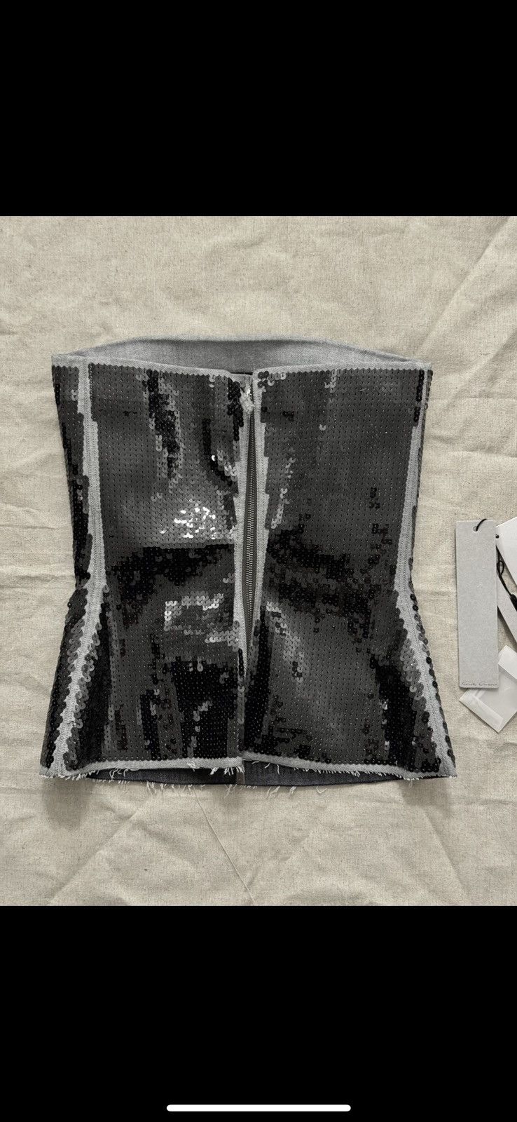 Rick Owens Rick Owens FW22 Strobe Bustier Top Size XS / US 0-2 / IT 36-38 - 3 Thumbnail