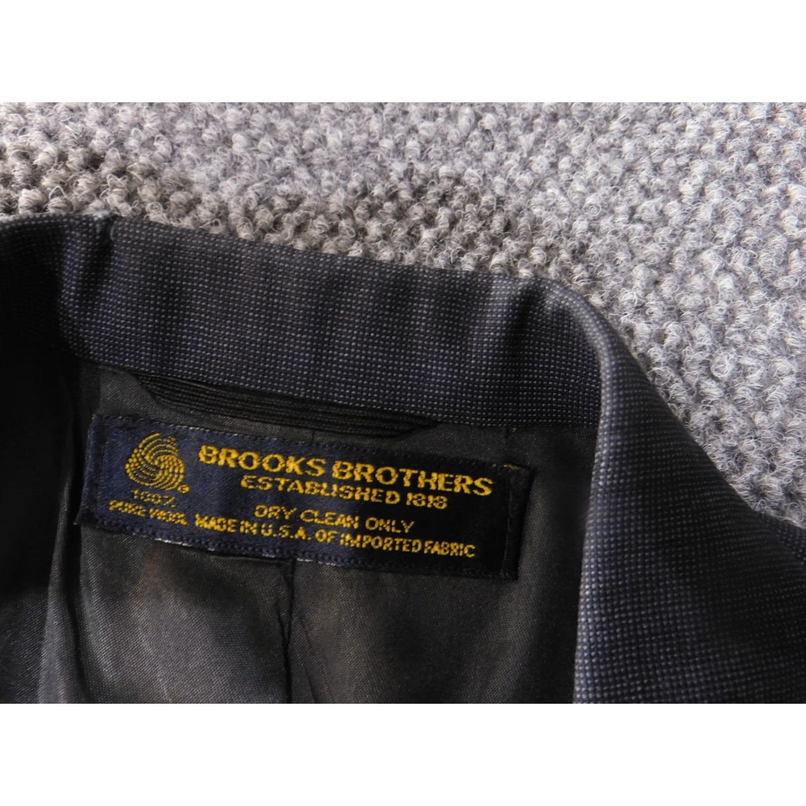 Brooks Brothers Brooks Brothers Blazer Mens 42 Long Blue Wool Two Button Sport Coat Jacket USA Size 42R - 5 Thumbnail