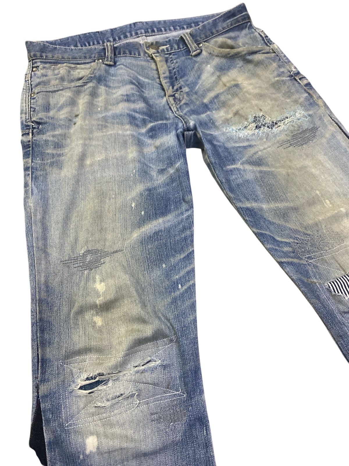 If Six Was Nine × Tornado Mart Vintage Tornado Mart Flared Denim Size US 32 / EU 48 - 4 Thumbnail