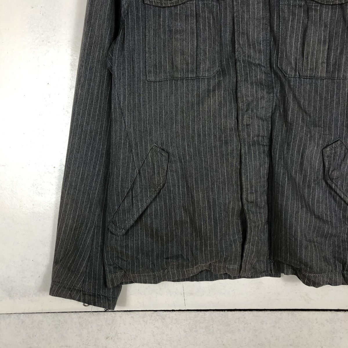 Japanese Brand VINTAGE HICKORY CHORE JACKET SHIPS JAPAN CARGO MULTI POCKET Size US L / EU 52-54 / 3 - 6 Thumbnail