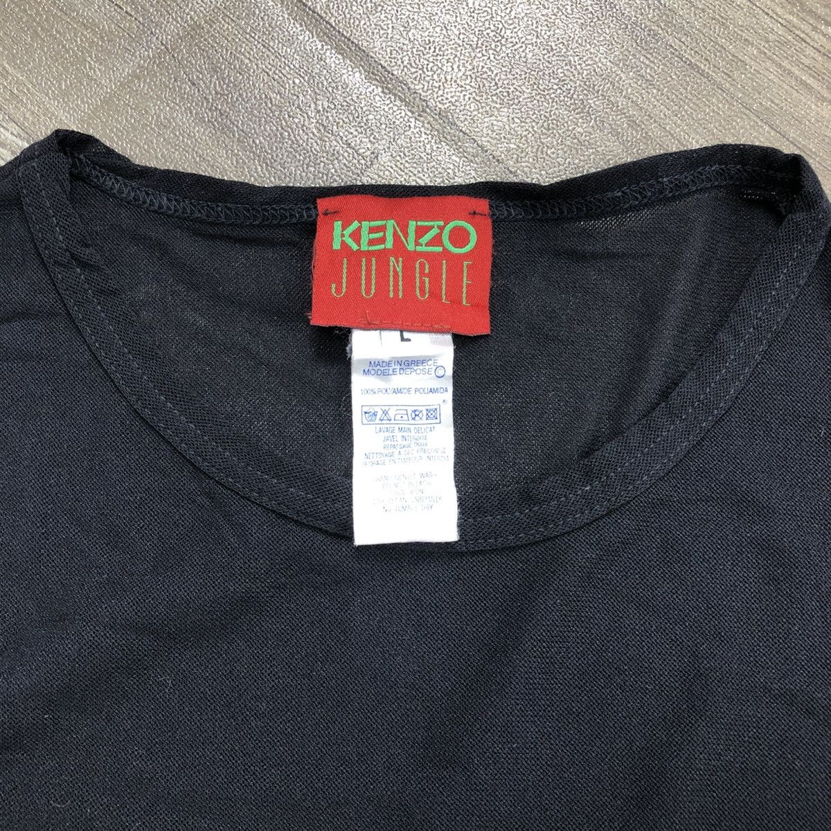 Japanese Brand × Kenzo × Vintage Vintage Kenzo Jungle Art Designer Transparent Tee Size M / US 6-8 / IT 42-44 - 7 Thumbnail