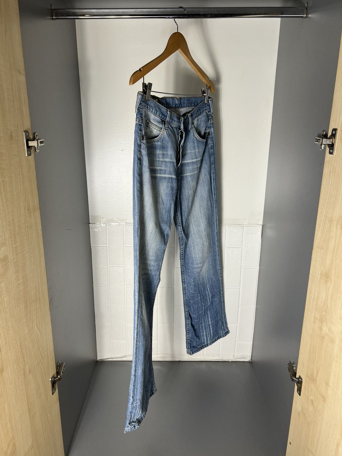 Lee VINTAGE LEE PREMIUM QUALITY BAGGY JEANS DENIM RETRO Y2K 90s Size US 32 / EU 48 - 6 Thumbnail