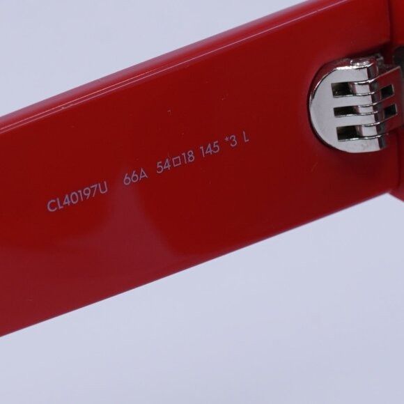 Celine 🕶️ New Celine CL40197U 66A Red/Smoke Sunglasses Size ONE SIZE - 7 Thumbnail