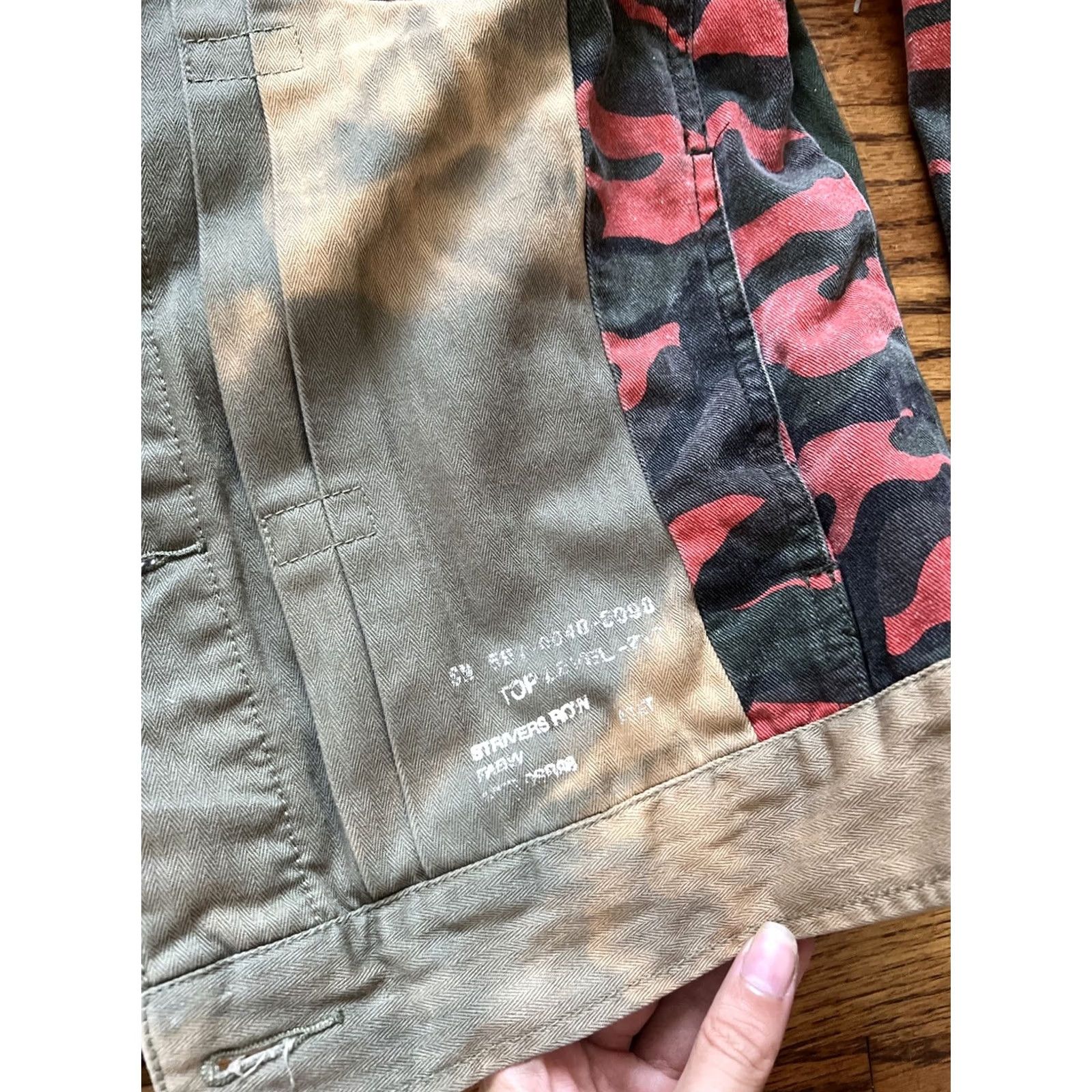 Denime VINTAGE Strivers Row Patchwork Denim Canvas Jacket Biker Streetwear Size S See Photos Mens Jacket Size US S / EU 44-46 / 1 - 2 Thumbnail