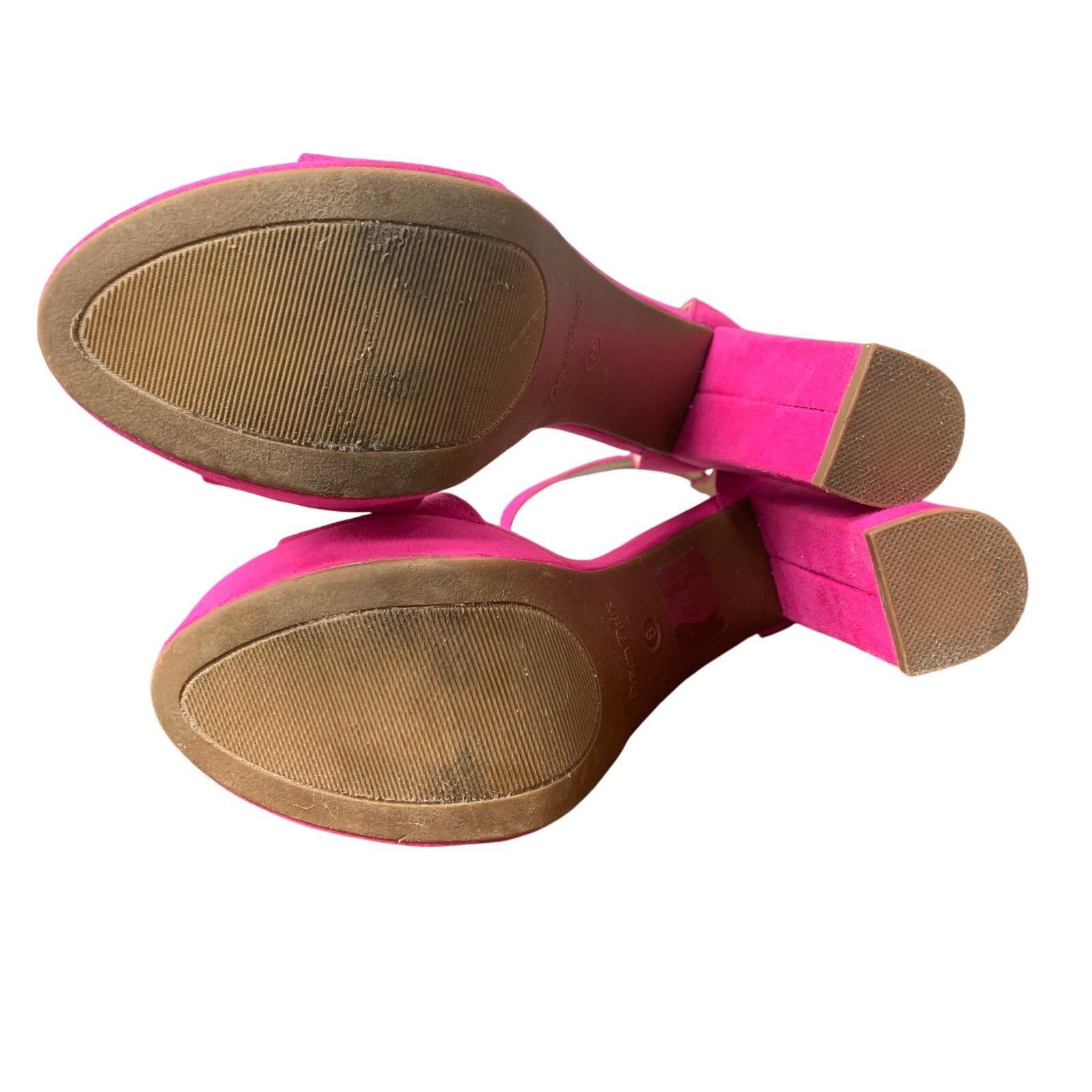 Other Dream Pairs Pink Faux Suede Ankle Strap Heels Size 8 Size US 8 / IT 38 - 7 Thumbnail