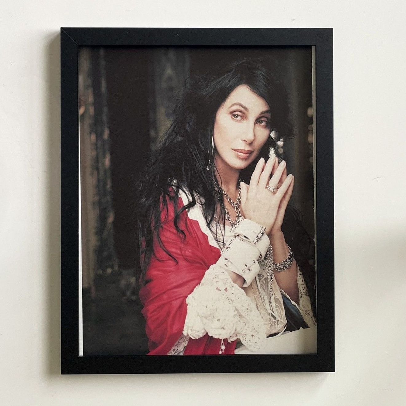 Chrome Hearts × Japanese Brand × Vintage Chrome Hearts Cher photo Poster framed 9x11 Size ONE SIZE - 1 Thumbnail