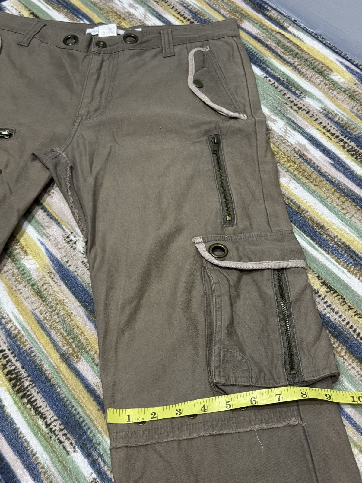 Japanese Brand × Seditionaries Clonedevgru Japanese Brand Cargo Plaid Loose Pants Size US 32 / EU 48 - 20 Thumbnail