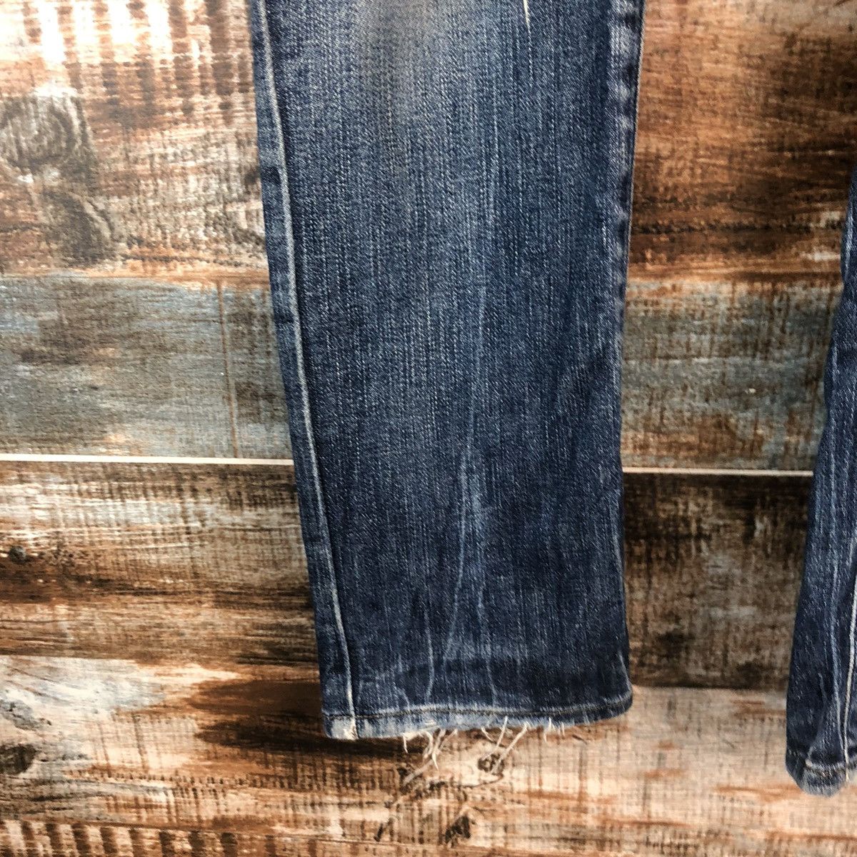 Diesel Diesel italy Black Distressed ripped Denim Pants #A2117 Size 27" / US 4 / IT 40 - 11 Thumbnail