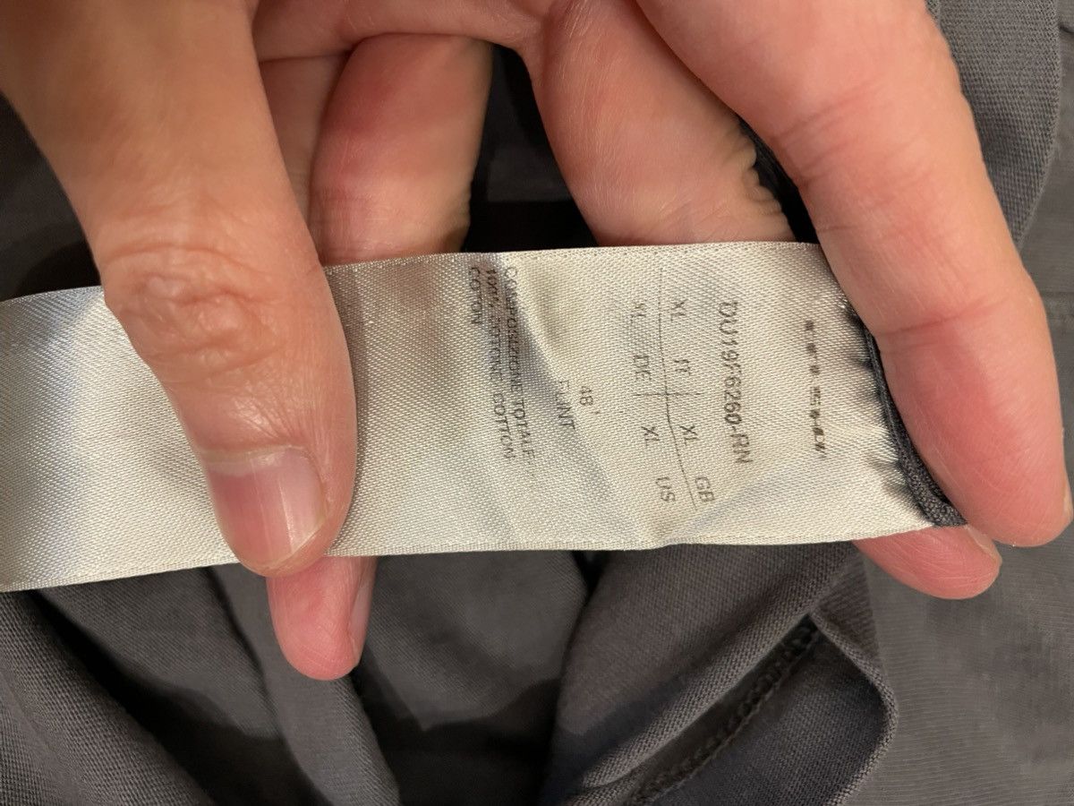 Rick Owens Drkshdw Rick Owens LS Tee Flint (dark gray) Size US XL / EU 56 / 4 - 5 Thumbnail