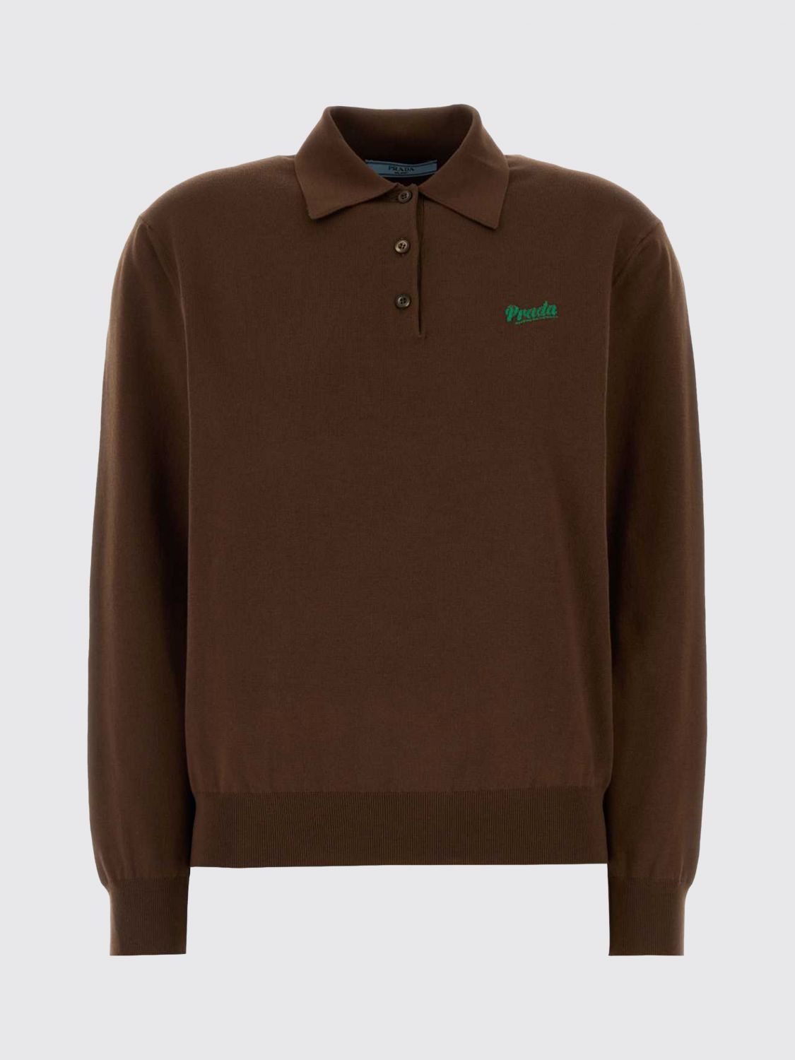 Prada Prada Polo Shirt Woman Brown Size M / US 6-8 / IT 42-44 - 1 Preview