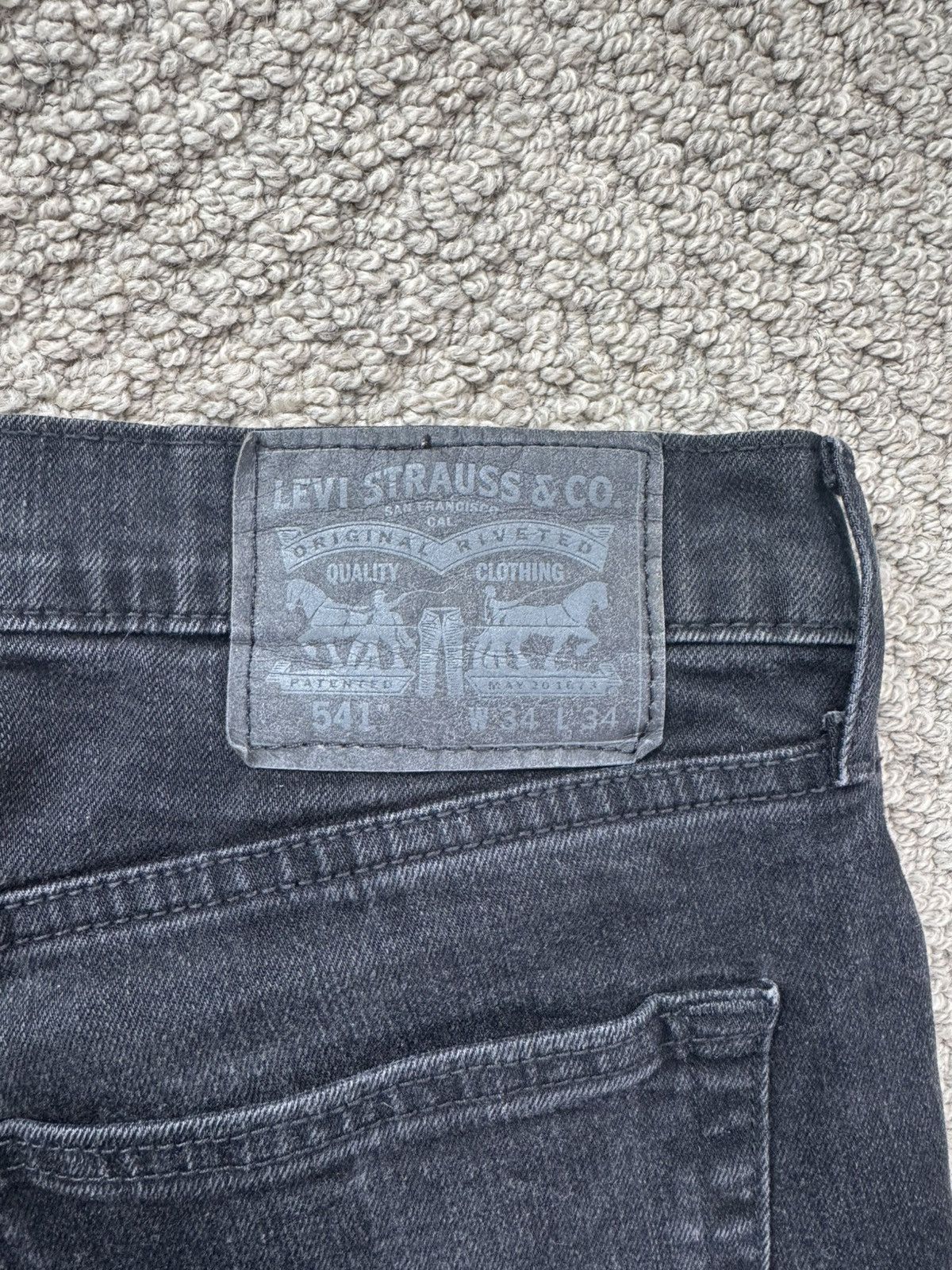 Levi's Vintage Black Distressed Levis Size US 34 / EU 50 - 5 Thumbnail
