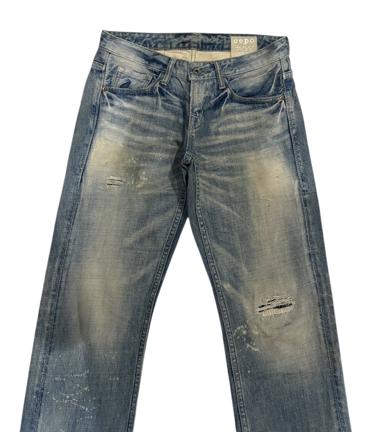 Japanese Brand × Kapital × Vintage Japanese Selvedge Jeans Cepo Work & Military Kapital Style Size US 30 / EU 46 - 7 Thumbnail
