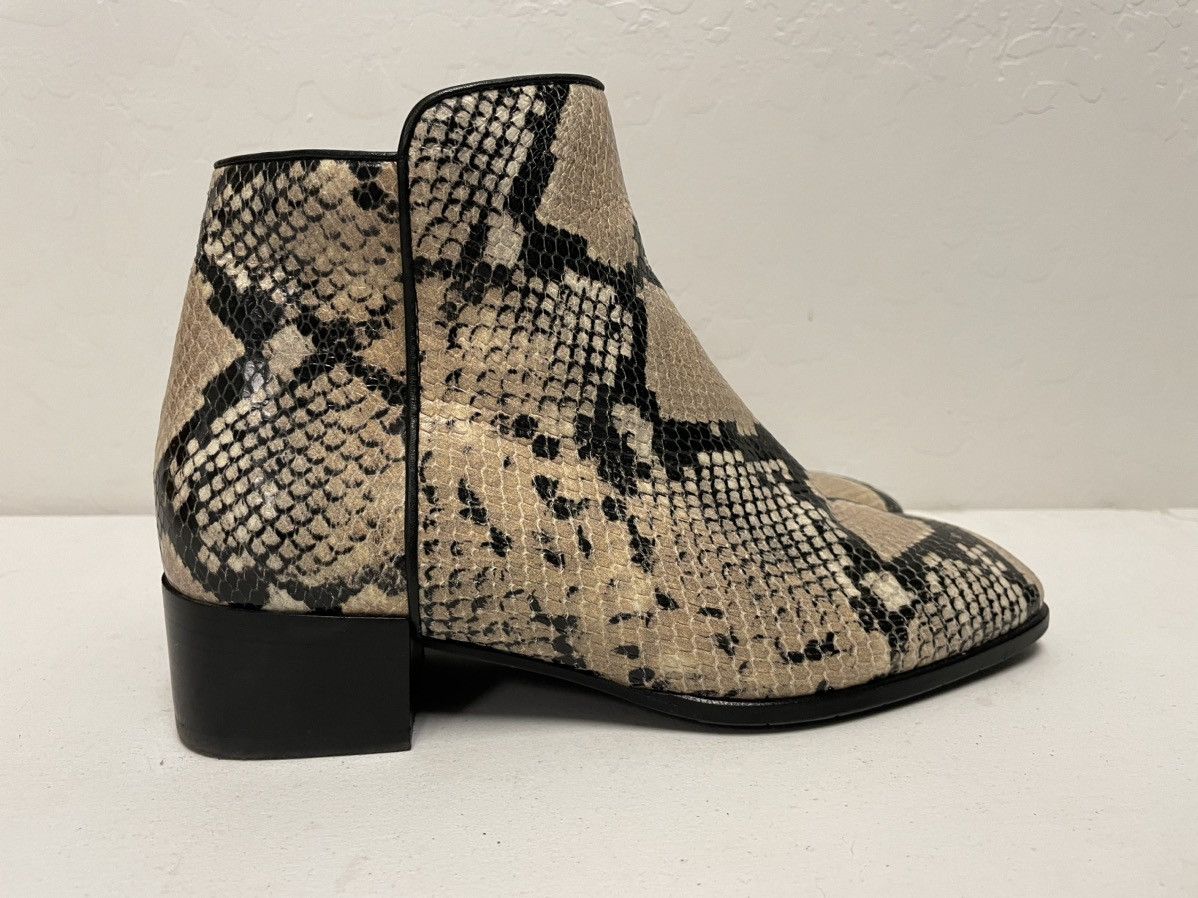 Aquatalia FUOCO Water Resistant Booitie in Snake Print Size US 10 / IT 40 - 5 Thumbnail