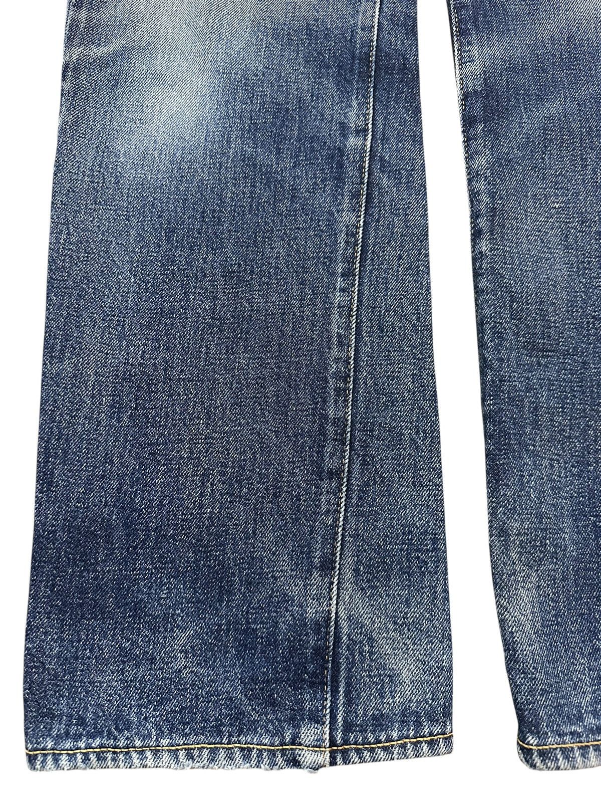 Denime Vintage Japan Denime Selvage Blue Faded Wash Distress Jeans Size US 29 - 8 Thumbnail