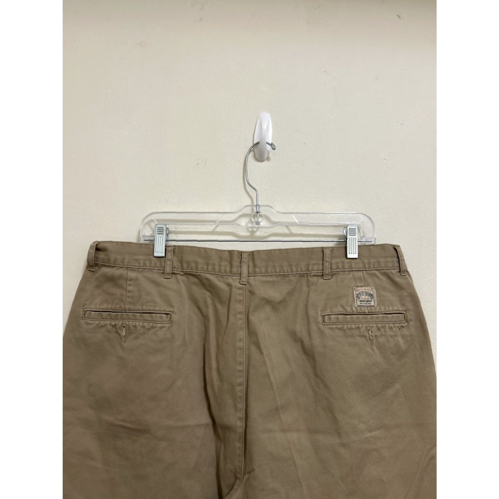 Polo Ralph Lauren Polo Ralph Lauren Chino Shorts Mens Size 40 Tan Brown Pleated Cotton YKK 5819031 Size US L / EU 52-54 / 3 - 7 Thumbnail