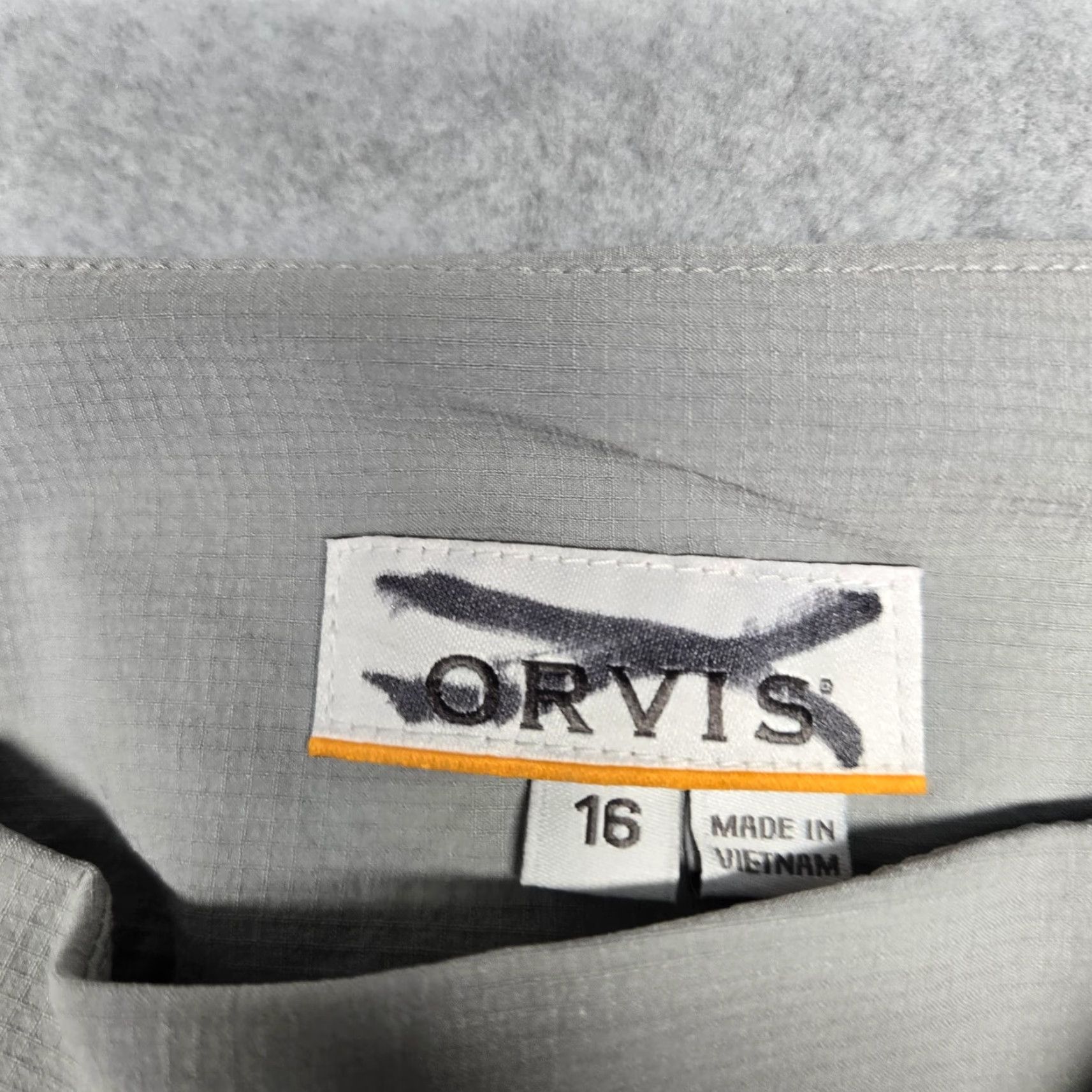 Orvis Orvis Pants Womens 16 Gray Ankle Pull On Stretch Travel Nylon Pockets Comfort Size 38" / US 16 / IT 52 - 6 Thumbnail