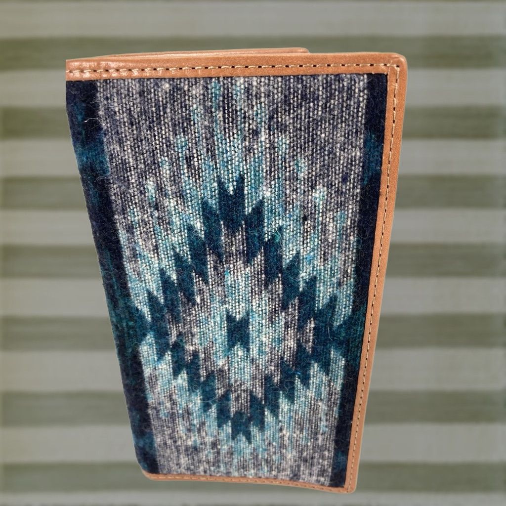 Tony Lama Tony Lama Wallet Aztec Western Bifold 6.5X3.5 Leather Trim NWOT Men Brown Size ONE SIZE - 1 Thumbnail