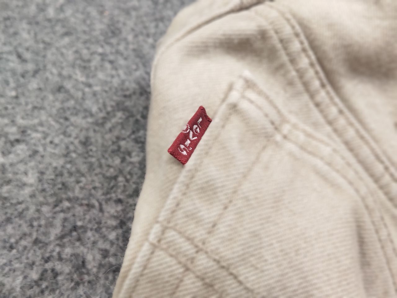 Levi's Vintage 90's Levis 501 Light beige Denim Jeans USa Style Size US 31 - 12 Thumbnail