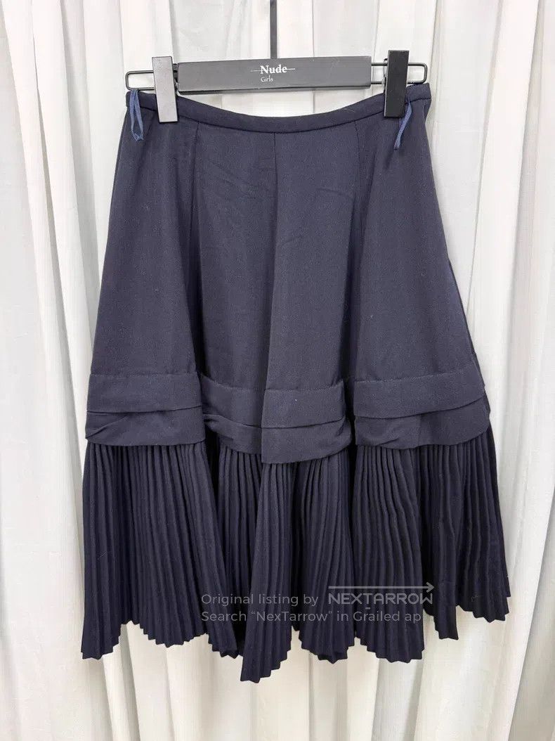 Comme des Garcons Comme Des Garcons Size S pleated panel skirt 90s| Size 27" / US 4 / IT 40 - 1 Thumbnail