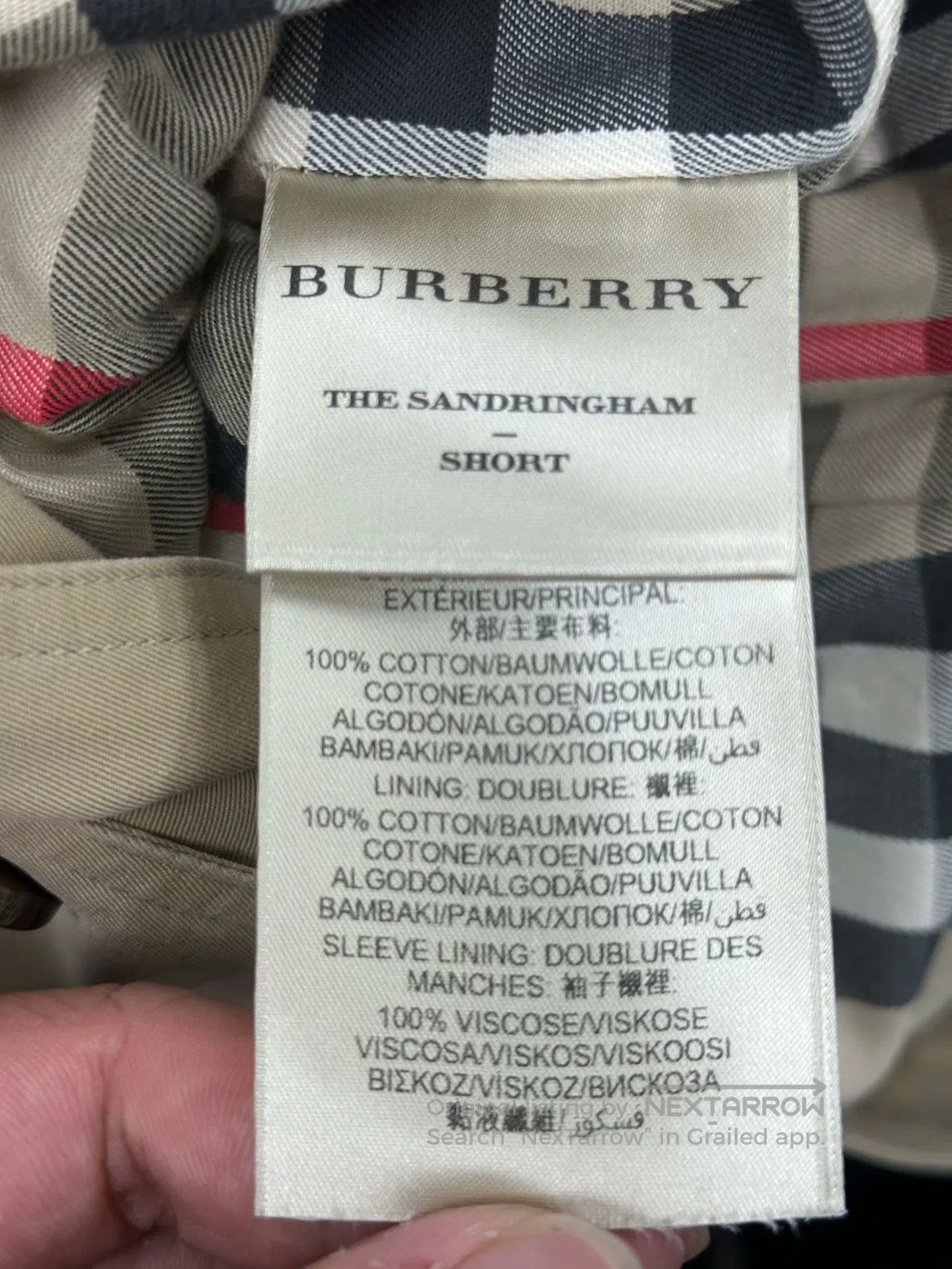Burberry Burberry Classic Khaki Double Breasted Lined Plaid Trench Size XS / US 0-2 / IT 36-38 - 4 Thumbnail