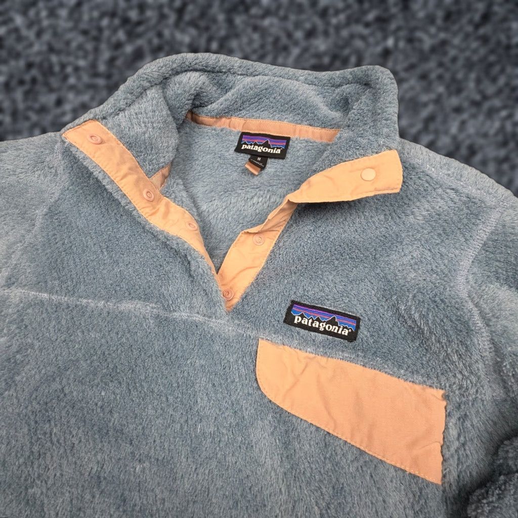 Patagonia Patagonia Synchilla Snap-T Pullover Women's Medium Blue Pink Jacket Size M / US 6-8 / IT 42-44 - 1 Thumbnail