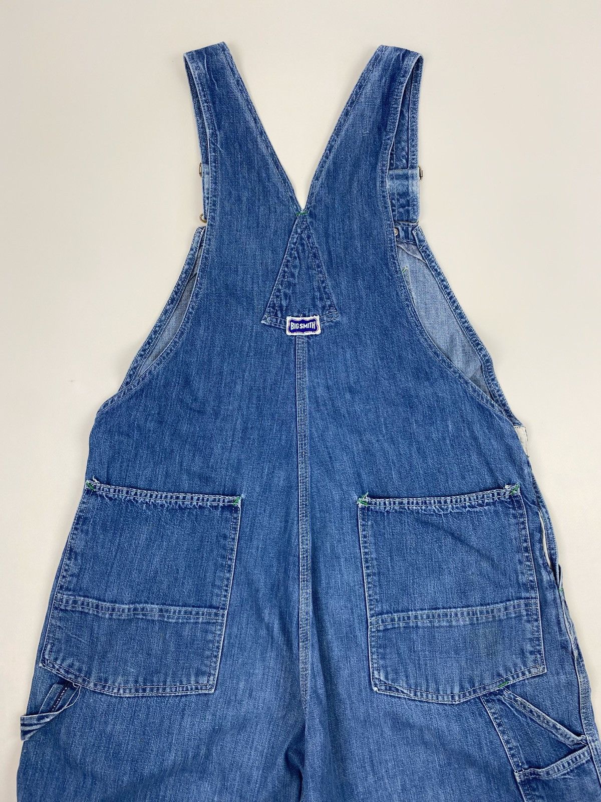 Vintage 1980’s Vintage Big Smith Blue Denim Bib Overalls Size US 34 / EU 50 - 12 Thumbnail