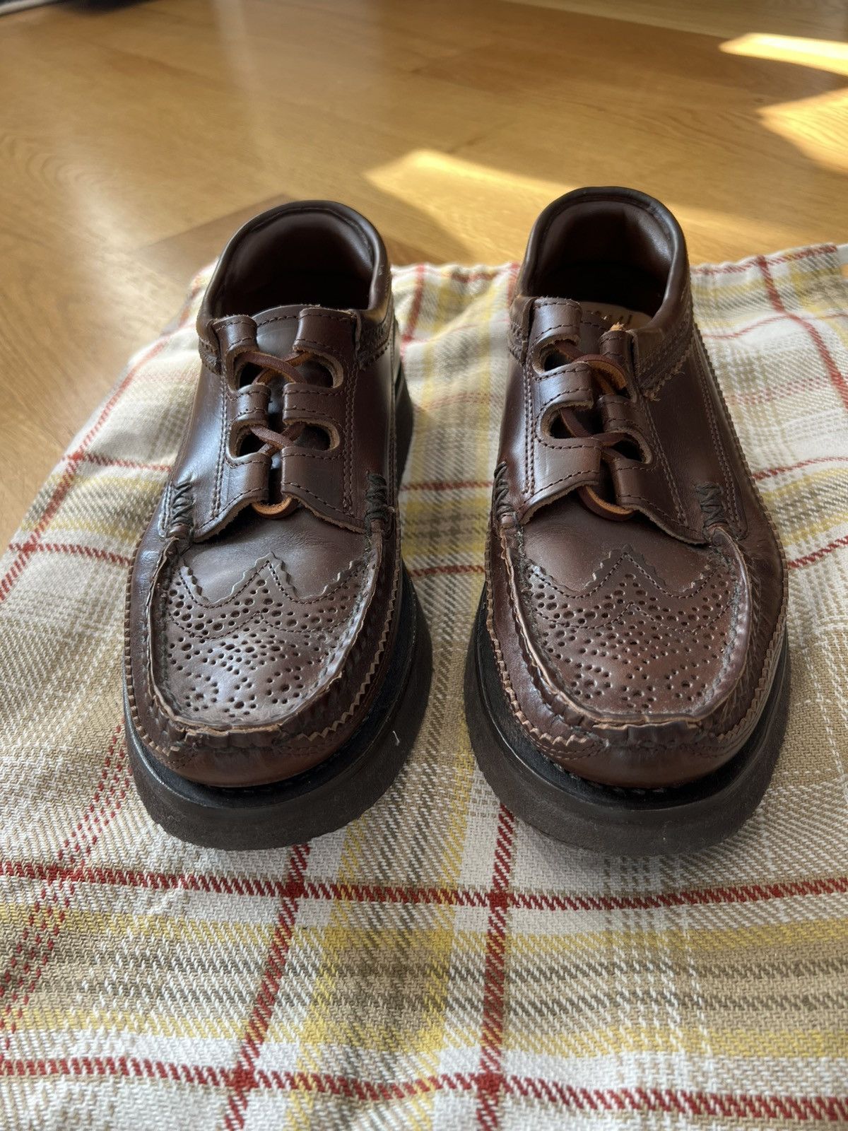 Yuketen Yuketen wingtip ghillie moc rocker DB — G Size US 8 / EU 41 - 3 Thumbnail