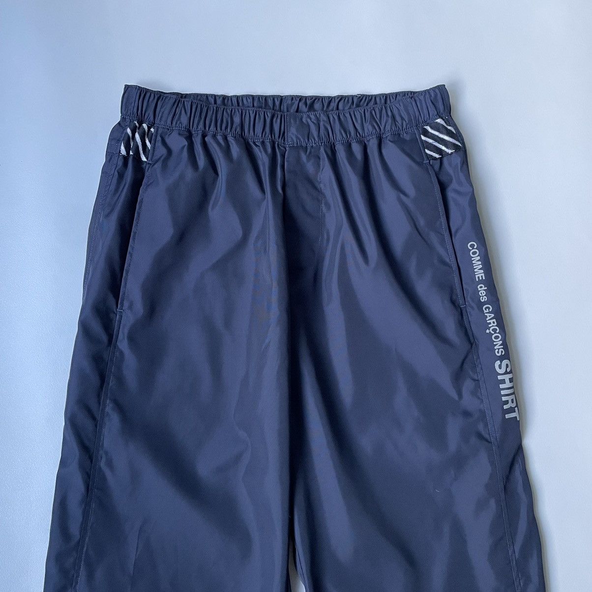 Comme des Garcons Blue Nylon Tech Trousers Size US 32 / EU 48 - 2 Thumbnail