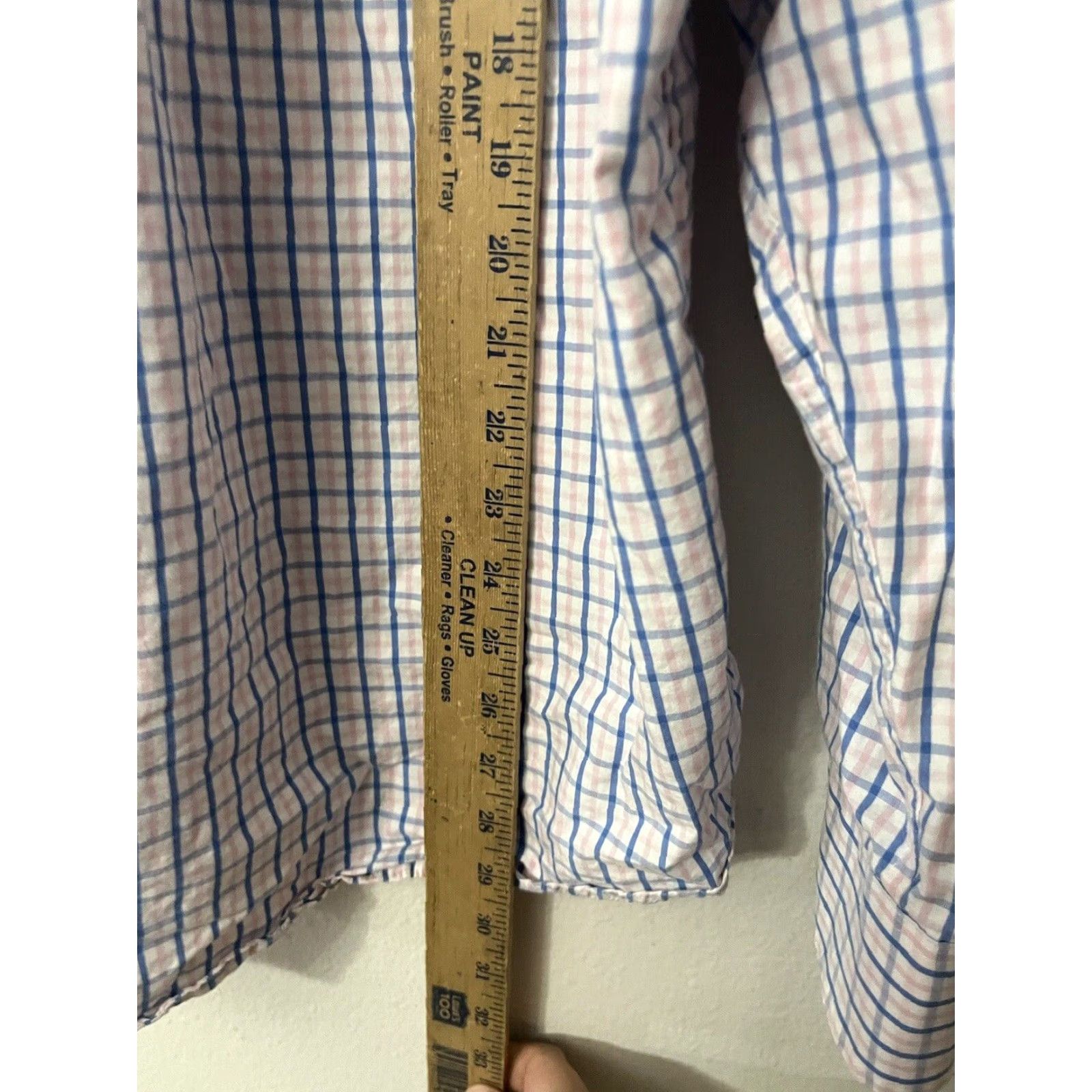 Izod IZOD Shirt Mens Large Blue & Pink Plaid Long Sleeve Button Up Chest Pocket Collared Casual Button-Up Pocketed (L) Multicolor Size US L / EU 52-54 / 3 - 4 Thumbnail