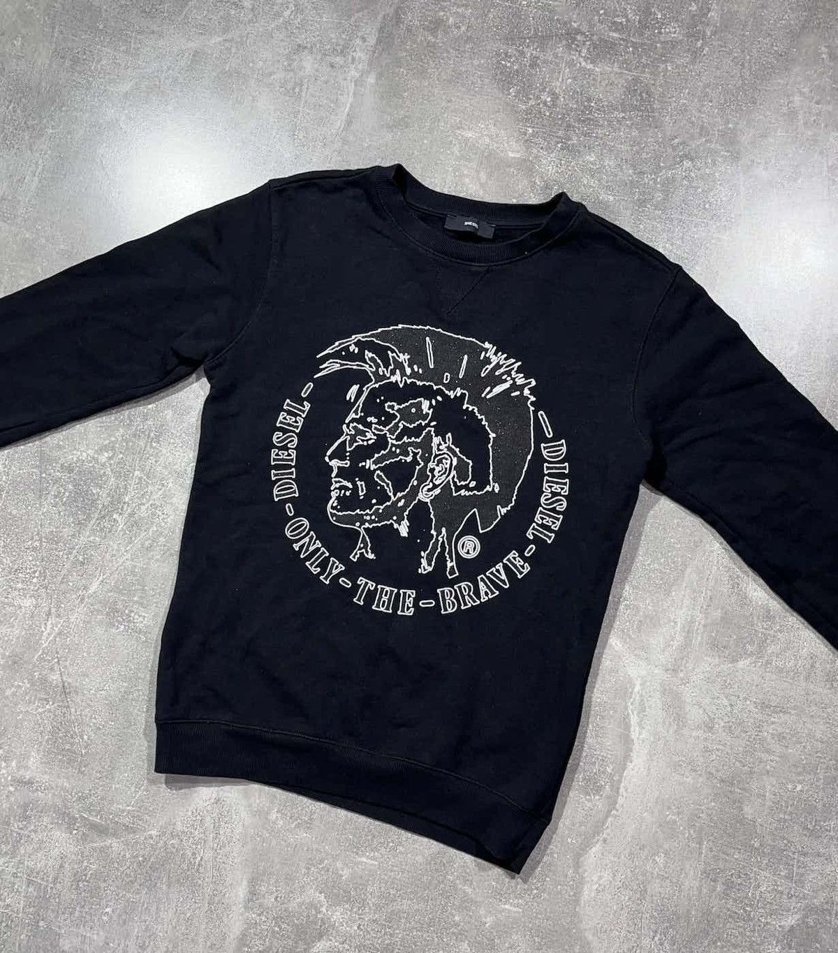 Diesel Vintage Diesel Punk Big Logo Sweatshirt Japan Style Size US S / EU 44-46 / 1 - 1 Thumbnail