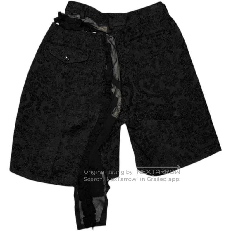 Comme des Garcons Comme des Garcons size S Asymmetric Embroidered Short Pant Size 23" - 3 Thumbnail