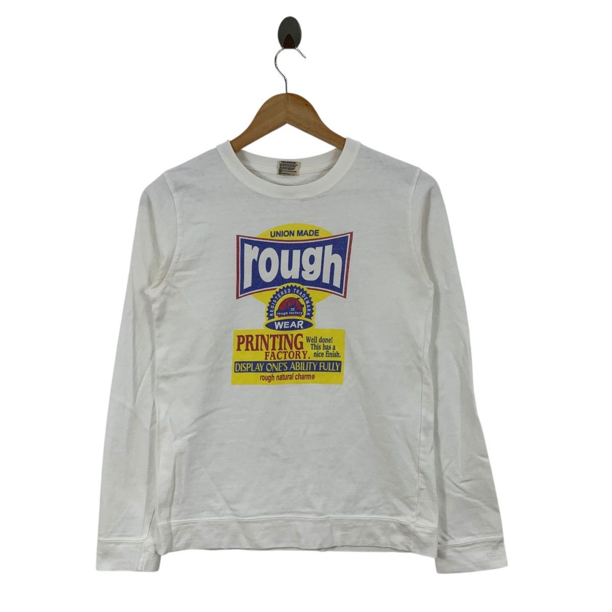 Vintage ROUGH WEAR Union Made Japanese Brand Tshirt