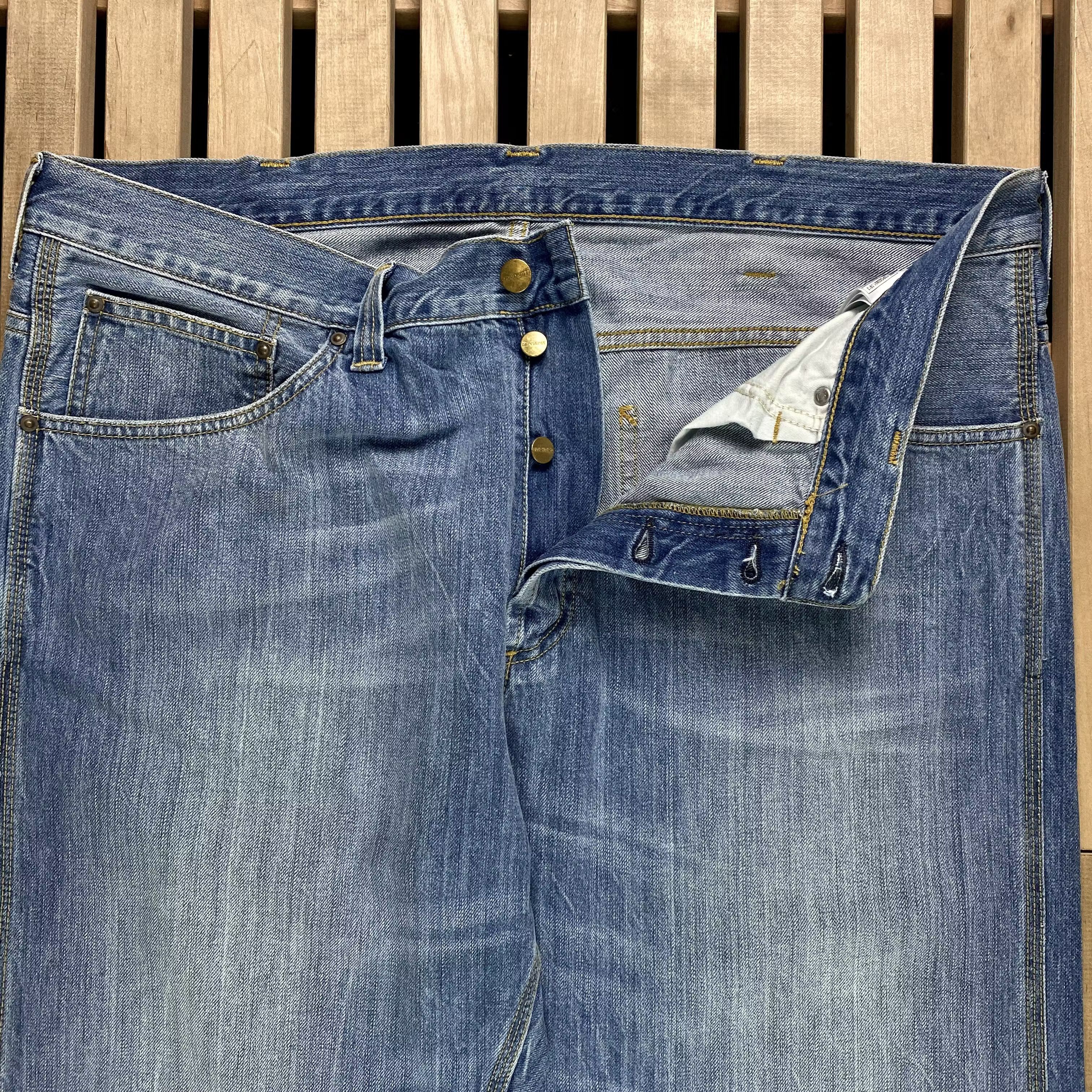 Carhartt × Carhartt Wip × Vintage Mens Jeans Denim Carhartt Vintage Size 38 Size US 38 / EU 54 - 4 Thumbnail