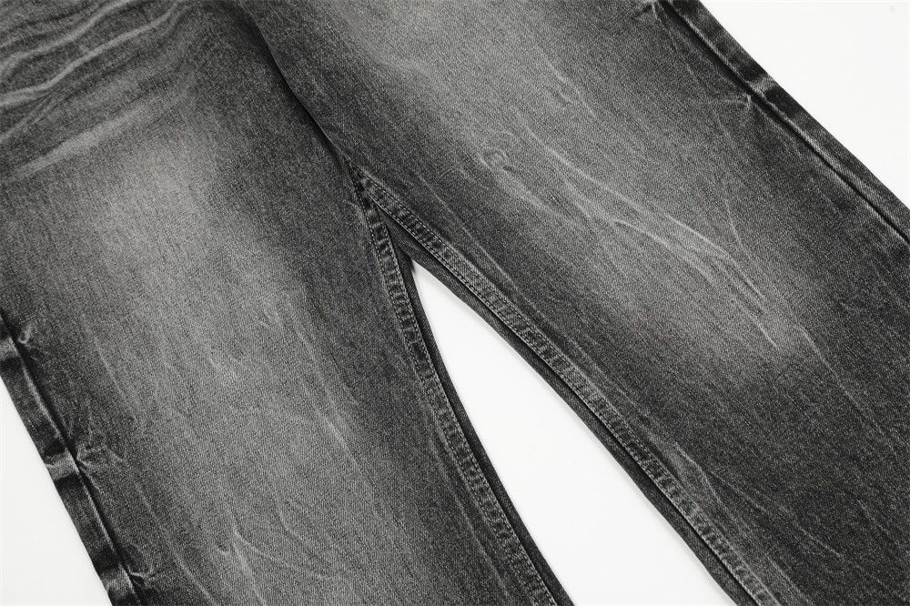 Japanese Brand × Jean Heavy washed distressed American retro straight jeans Size US 32 / EU 48 - 6 Thumbnail