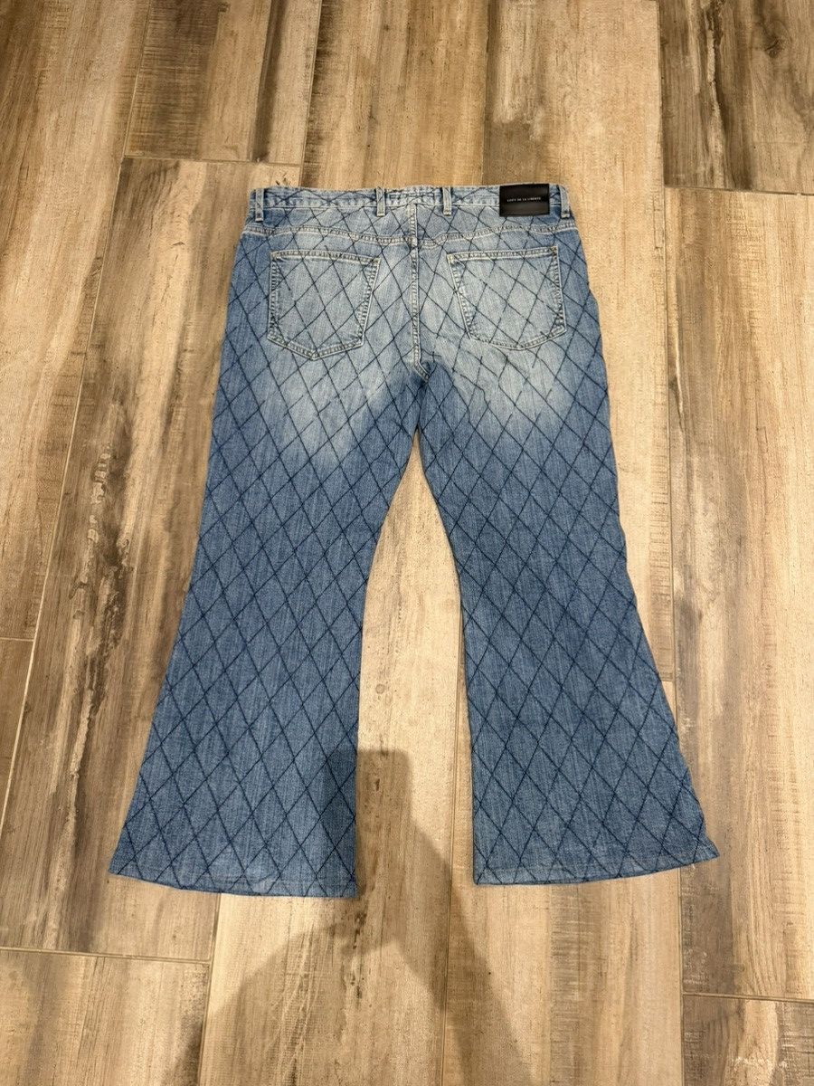 Cout de la Liberte Cout De la liberate Blue Quilted Jeans Size US 38 / EU 54 - 2 Thumbnail