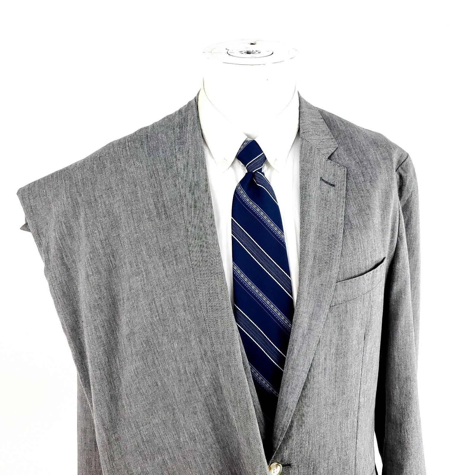 J.Crew J Crew Ludlow Cotton 2 Button 2 Piece Suit 38R Gray Sharkski Size 38R - 1 Thumbnail