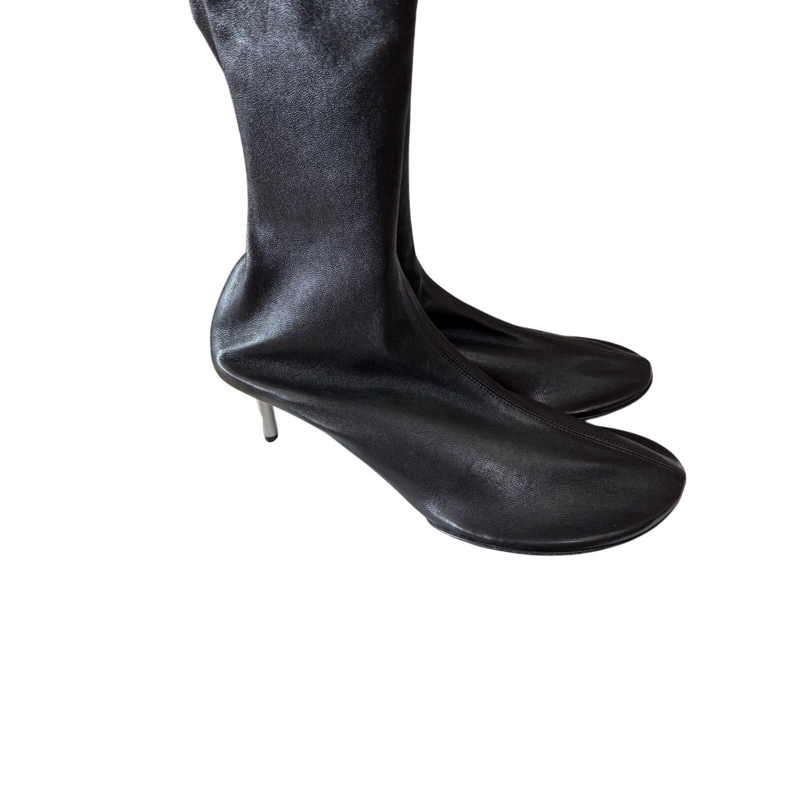 Jil Sander Jil Sander, Black Stick Low Boot, NWT, 41 Size US 10.5 / IT 40.5 - 3 Thumbnail