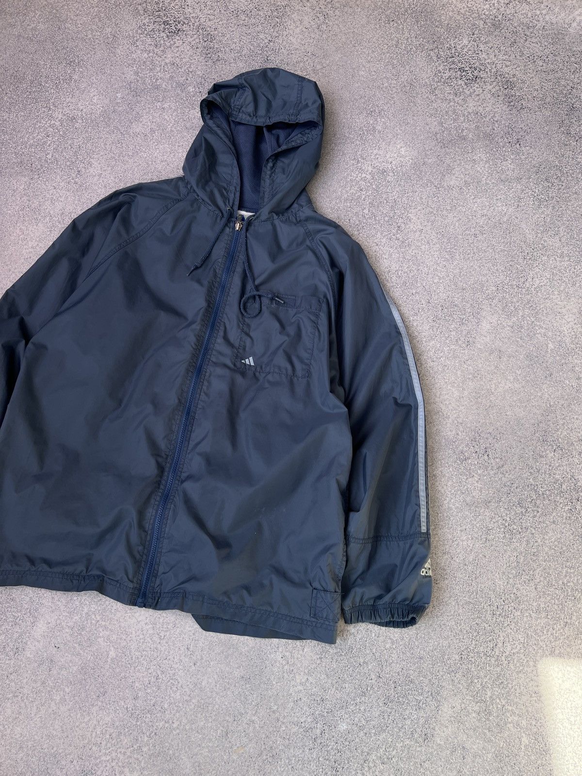 Adidas × Vintage Vintage Adidas Streetwear 90s style blue jacket Size US M / EU 48-50 / 2 - 4 Thumbnail